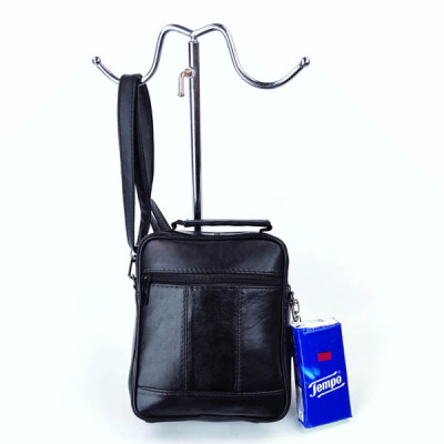 Borsa Tracolla Uomo Vera Pelle Nero Art. 8661